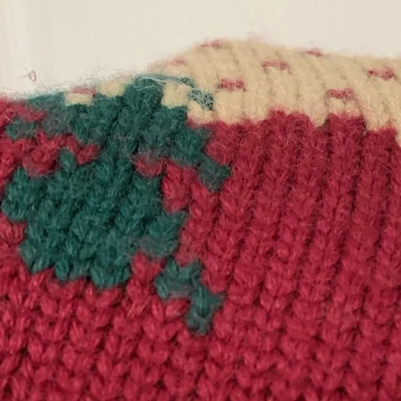 90s Vintage Polo Ralph Lauren Nordic Preppy Wool Ski Sweater MENS XL - Picture 4 of 7